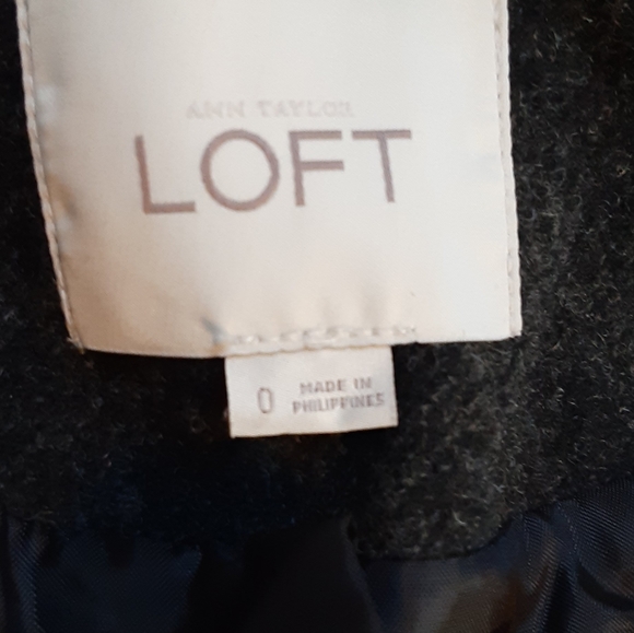 Ann Taylor Loft short wool peacoat. 0 NWOT - Picture 7 of 14